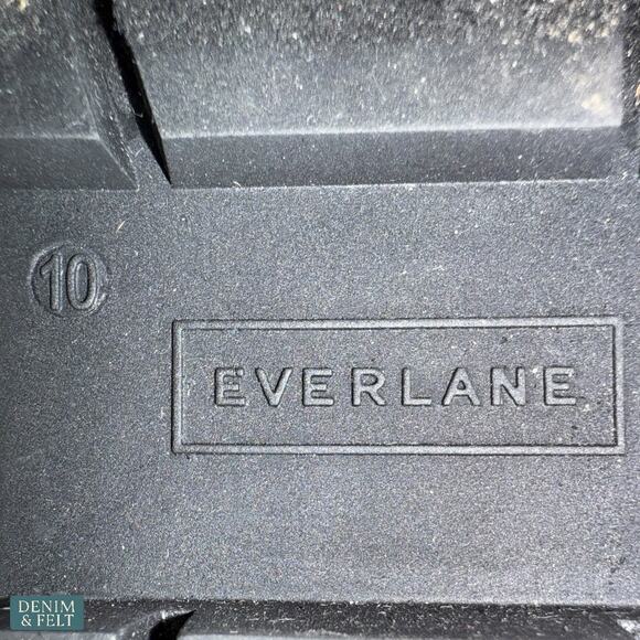 Everlane The Rain Boot Pink Black Chunky Chelsea Waterproof Ankle Rain Boots - Picture 15 of 16